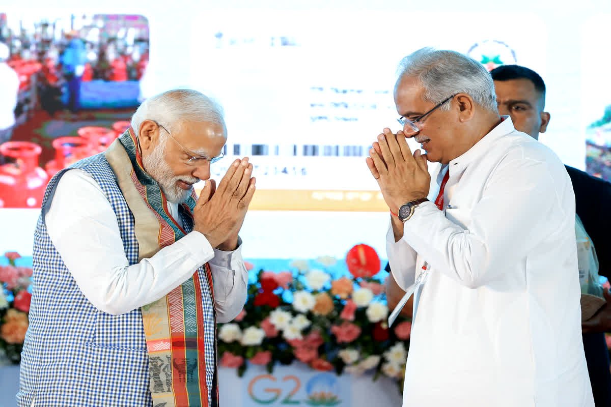 CM Bhupesh vs PM Modi